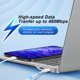 thumbnail image 3 of Kit adaptador de cable de carga múltiple, conversor de USB C a Micro USB/Lightning/USB A, compatible con soporte para teléfono, color blanco., 3 of 5