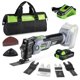 thumbnail image 1 of Herramienta oscilante WORKPRO 20 V inalámbrica sin escobillas con accesorios, 1 of 9