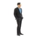 thumbnail image 4 of 1/64 Figura De Hombre En Miniatura Escena Personaje Figura De Calle Modelo Traje Negro, 4 of 5