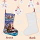 thumbnail image 3 of Moana 2 Tema: Calcetines de Navidad, fino lino blanco para colgar en escaleras y chimenea, decoración navideña para el hogar, regalo de Navidad. 45cm × 32cm, 3 of 5