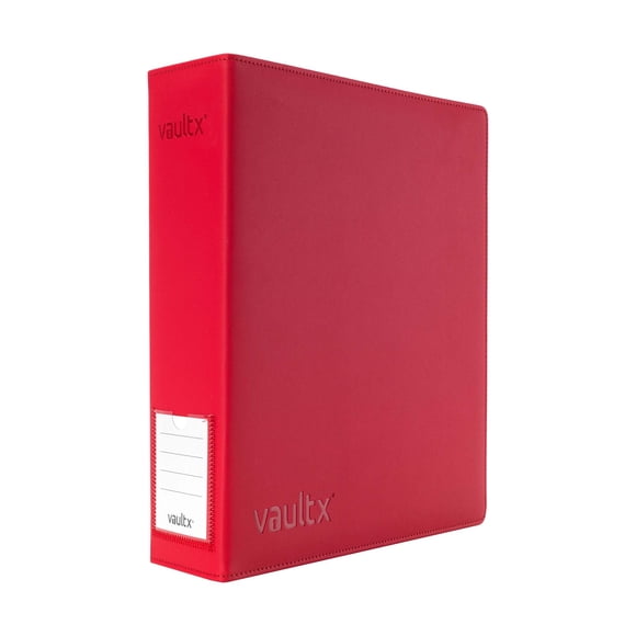 Carpeta con anillas Vault X Exo-Tec 3 anillas en D 29,5 x 31 x 9 cm roja