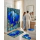 thumbnail image 2 of Juego De Baño 4 Piezas Cortina Mas alfombras Y Funda De Inodoro, 2 of 6