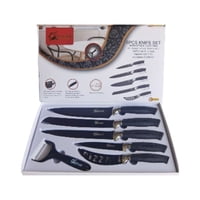 Click Ventas - Set Cuchillo 6 Piezas Acero Pelador Puntilla Cuchillo Carne