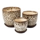 thumbnail image 1 of Set 3 Macetero Ceramica Decorativo Texturizado Hogar, 1 of 9