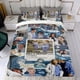 thumbnail image 4 of Anatomía de Grey Conjunto de sábanas temático, trío de piezas, cómodo y amigable con la piel, diseño único, regalo de decoración para el hogar para familiares, amigos y fans,140cm *210cm, 4 of 6