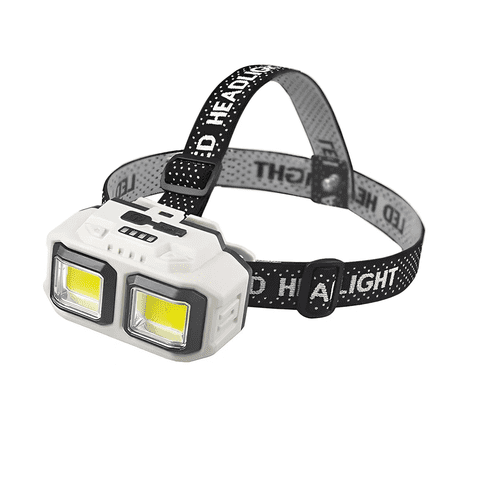 Genérico - Linterna Frontal Minero Led Roja Y Blanca