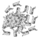 thumbnail image 1 of 40 Piezas Clips Para Estante De Gabinete Accesorios De Soporte Pasadores De Soporte Para Estante De Aluminio, 1 of 5