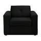 thumbnail image 1 of Sofa Vivo 1c Felpa 30 Negro, 1 of 5
