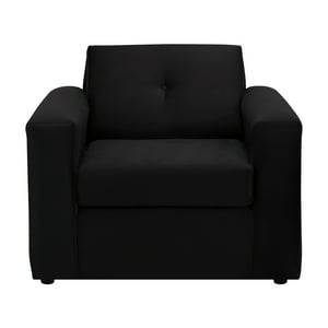 Bodevir - Sofa Vivo 1C Felpa 30 Negro