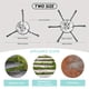 thumbnail image 4 of 1pc Steel Wire Grass Trimmer Head Universal Weed Brush Fit Electric Lawnmower Brush Cutter Removal Moss Rust, 6 Inches, 4 of 4