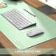 thumbnail image 4 of Protector de escritorio de piel sintética de doble cara, alfombrilla grande para ratón, tapete de escritura, impermeable, organizador para escritorio, decoración de mesa para oficina, hogar y juegos (, 4 of 5