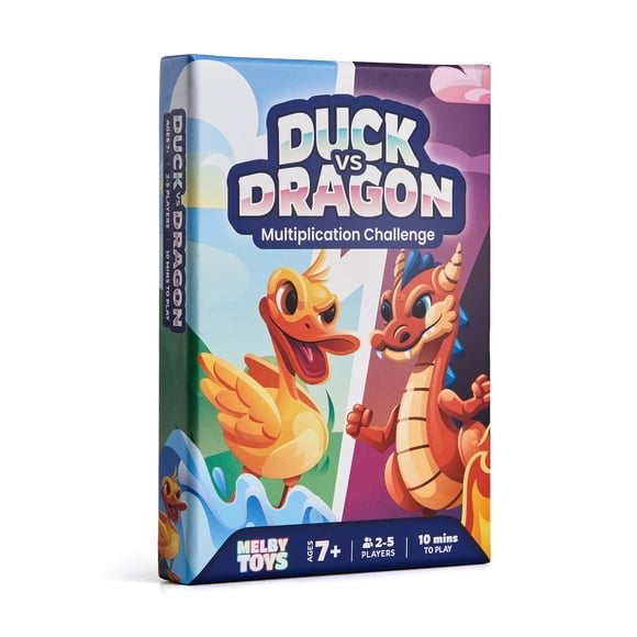 Juego de Cartas Patos vs Dragones – Multiplicación