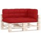 thumbnail image 2 of Juego de cojines VidaXL Pallet, 3 unidades, rojo, para sofá de jardín, 2 of 9
