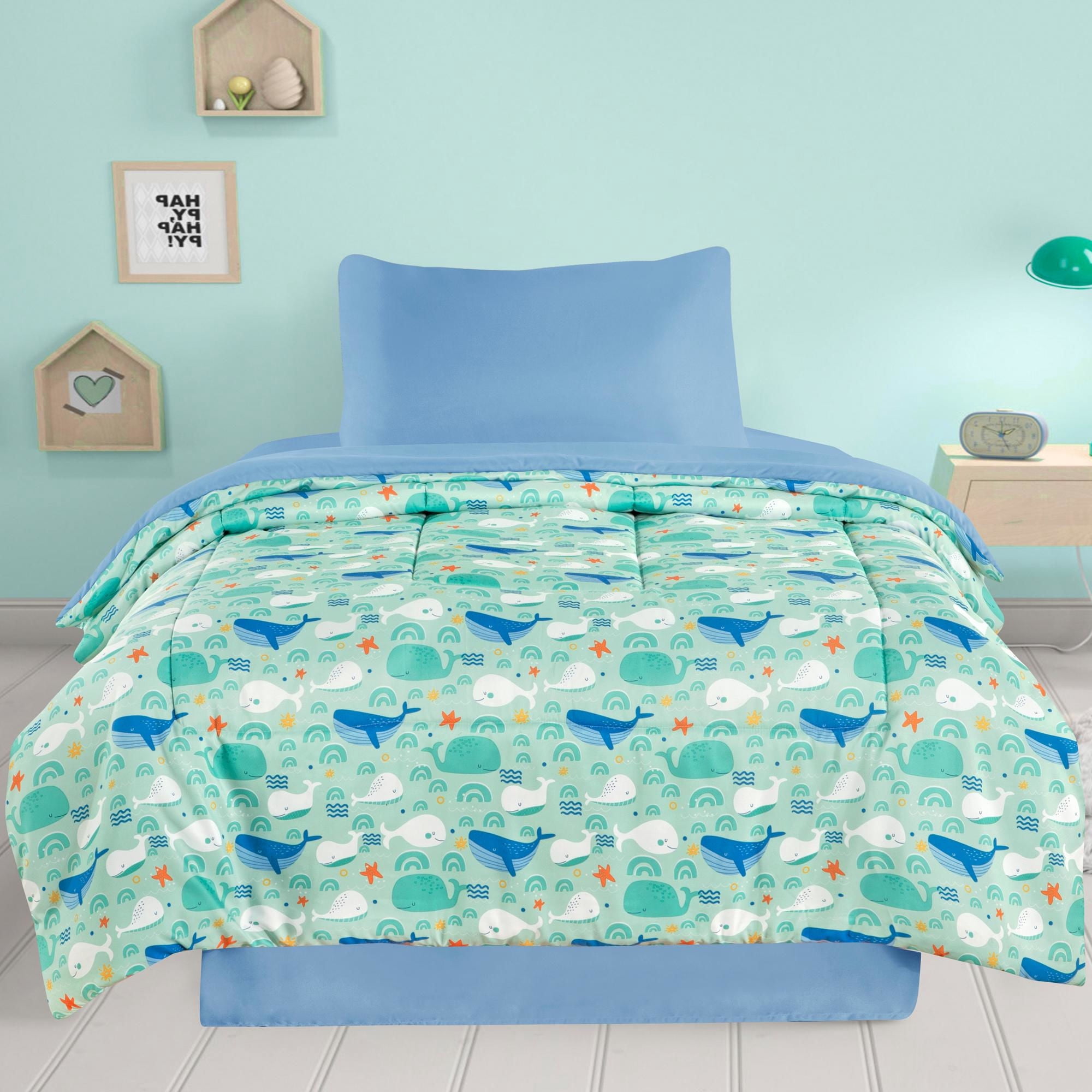 Set de Cama Estampado 1.5 Plazas