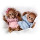 thumbnail image 1 of Doll The Ashton-Drake Galleries Double Trouble Orangutan Twins, 1 of 5