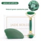 thumbnail image 1 of Natural Rose Quartz Jade Roller Gua Sha Set Facial Body Massager Roller Jade Stone Massage Set Face Lifting Beauty Massage Tools, 1 of 3