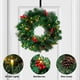 thumbnail image 3 of Corona de Navidad Joiedomi 50 luces LED de 50 cm con colgador, 3 of 9