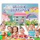 thumbnail image 2 of Fondo de casa de muñecas arcoíris para cumpleaños YTHKJS 152 x 91 cm, 2 of 6