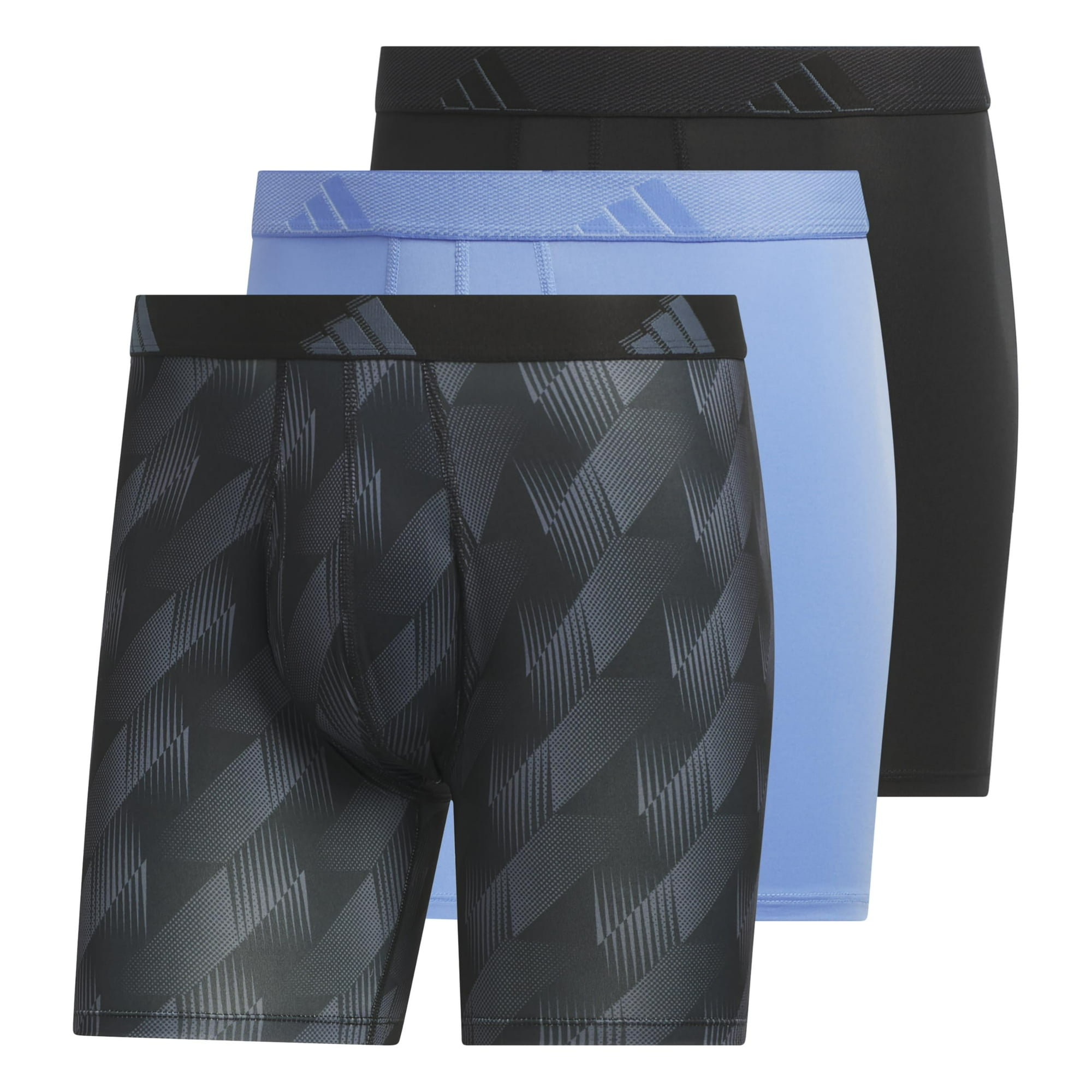 Calzoncillos Tipo Bóxer Adidas De Microfibra Para Hombre, Paquete De 3, Talla L