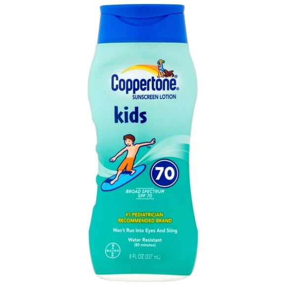 Loción solar Coppertone Kids SPF 70 237 ml