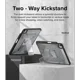 thumbnail image 4 of Funda Protectora Ringke Para iPad Air 11" M2 / Air (4th and 5th) Con Soporte Negro, 4 of 11