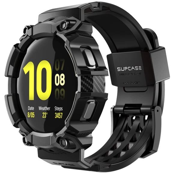 Funda SUPCASE Unicorn Beetle Pro para Galaxy Watch 4 44 mm, color negro
