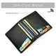 thumbnail image 5 of Tarjetero Bifold Cuero Delgado Con Bloqueo Rfid Negro, 5 of 5