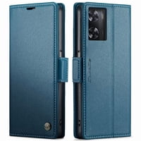 Caseme Tipo Cartera Oppo A57E 4G/A57S 4G Con Cierre Magnético, Rfid, Tarjetero, Soporte, Carga Inalámbrica