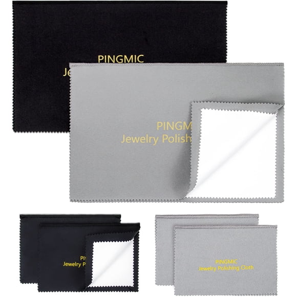 Paño de limpieza para joyas PINGMIC Silver Gold Platinum Copper