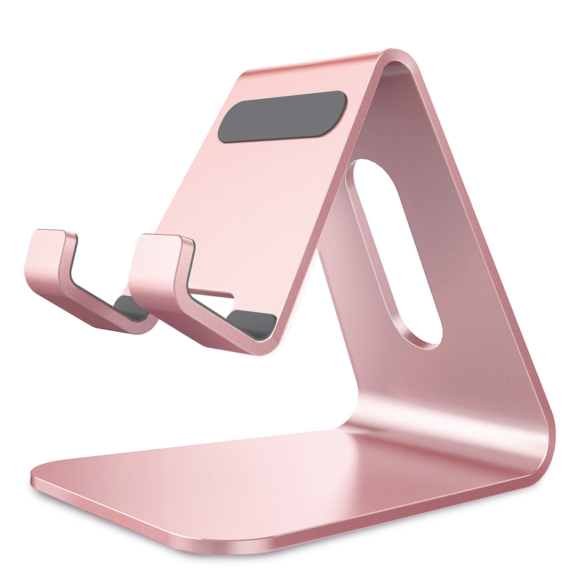 Soporte Para Teléfono Celular Creadream De Escritorio De Aluminio Dorado Rosa