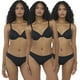 thumbnail image 1 of Calzón Mujer Tripack Cotton Mix Negro Corona, 1 of 5
