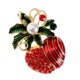 thumbnail image 3 of esmalte cristal navidad broche pin para la fiesta de navidad adornos regalo navidad fruta, 3 of 5
