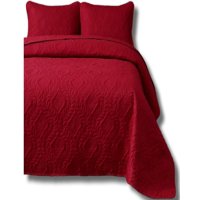 Alonso - Cobertor Colcha De Verano Quilt King Super King 250 Cm X 270 Cm Burdeo