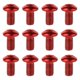 thumbnail image 2 of 12 Pernos De Reparación Para Rotor De Disco De Freno De Bicicleta De Monta?a, Resistentes, M5 X 9 Mm, Color Rojo, 2 of 5