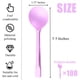thumbnail image 2 of Cucharas de Plástico Desechables OULIGET de Alta Resistencia Rosa 14 cm 100 uds, 2 of 7