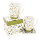 thumbnail image 3 of Juego de 2 tazas de porcelana fina con diseño floral y av..., 3 of 3
