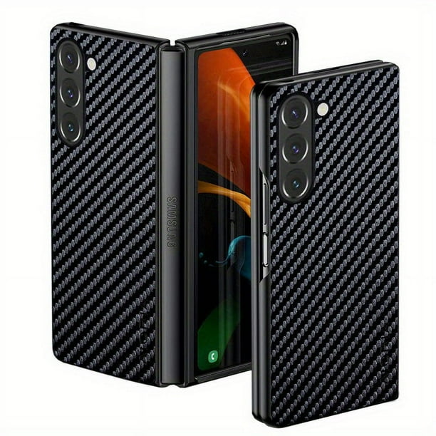Carbon Fibre Shockproof Slim Case For Samsung Galaxy Z Fold 5 Non-Slip Full Body Protective Phone Case