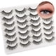 thumbnail image 2 of Pestañas postizas Newcally Cat Eyes Wispy, visón sintético natural, x14, 2 of 9