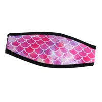Magideal - Máscara De Buceo De Neopreno, Correas De Protección Para El Cabello, Envoltura Suave Para Buceo, Correa Para Máscara De Esnórquel, Cubierta De Correa, , Patrón De Patrón De Concha Rosa