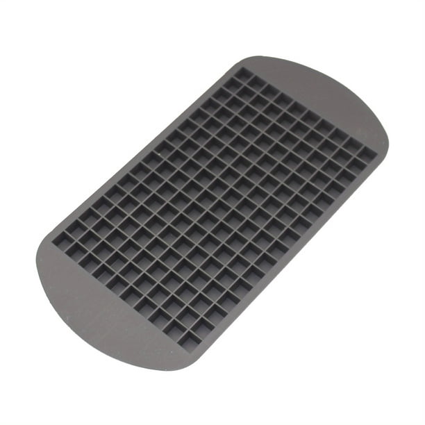 1pc Silicone Mini Ice Cube Trays, 160 Small Ice Cube Molds Easy Release Crushed Ice Cube For Chilling Whiskey Cocktail, Flexible Stackable And Durable Soft Mold, Storage Containers