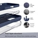 thumbnail image 4 of Funda de teléfono EUMADOVE para iPhone 13/14 de silicona, color azul medianoche, 4 of 9
