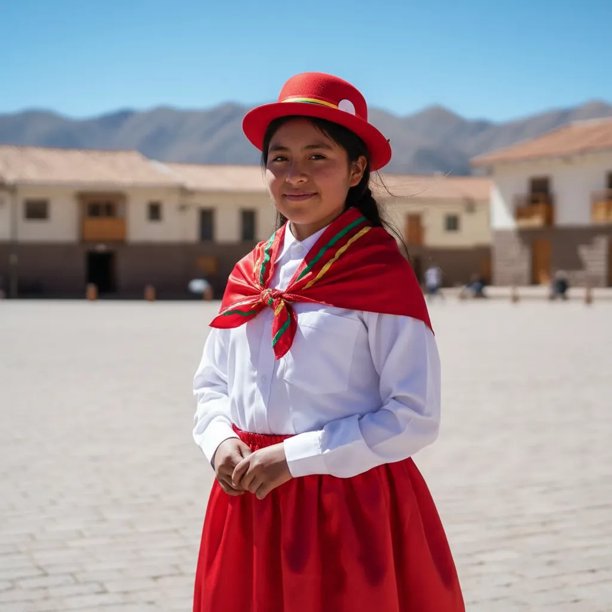 Traje Tipico Nortino Bolero, Pantalon y Camisa