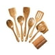 thumbnail image 3 of Juego De Utensilios De Cocina De Madera Maciza, Cuchara, Tenedor Para Mezclar, Revolver Y Servir, 9 Piezas, 3 of 3