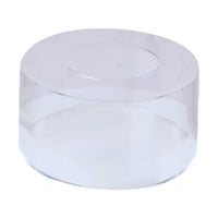 Bothyi - Cilindro Acrílico Display Riser Decoración Redonda Tablero Rellenable Para Boda 15Cm