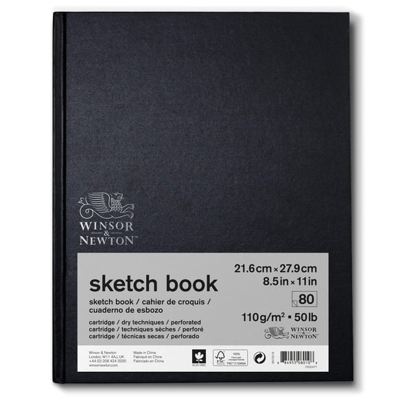 Cuaderno de Bocetos Winsor & Newton 21x28 cm 80 hojas 110 g/m²