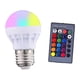 thumbnail image 3 of Bombilla de Luz Cambiante de Color RGB LED, Luz Ambiental, Control Remoto, 3 of 3