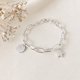thumbnail image 1 of Pulsera plata Bendito amor personalizada, 1 of 4