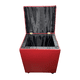 thumbnail image 5 of Pouf Baul Rojo Eco Cuero 40*33*45 Rimar, 5 of 5
