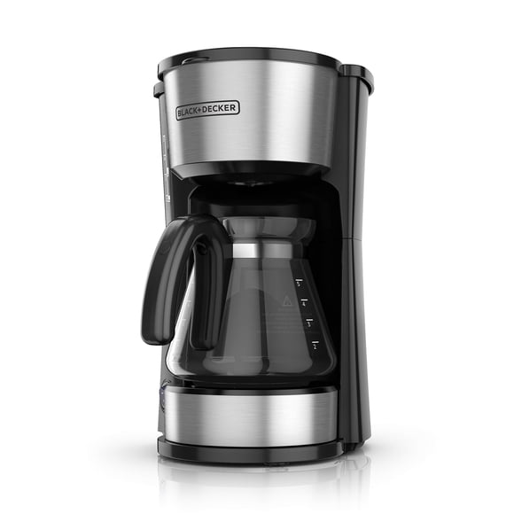 Cafetera BLACK+DECKER CM0755S 4 en 1 1,2 L de acero inoxidable