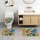 thumbnail image 2 of Spirit Rangers Juego de 3 alfombras de baño de coral fleece: tapete de baño + alfombra de inodoro en forma de U + funda de tapa de inodoro en forma de O, 2 of 6